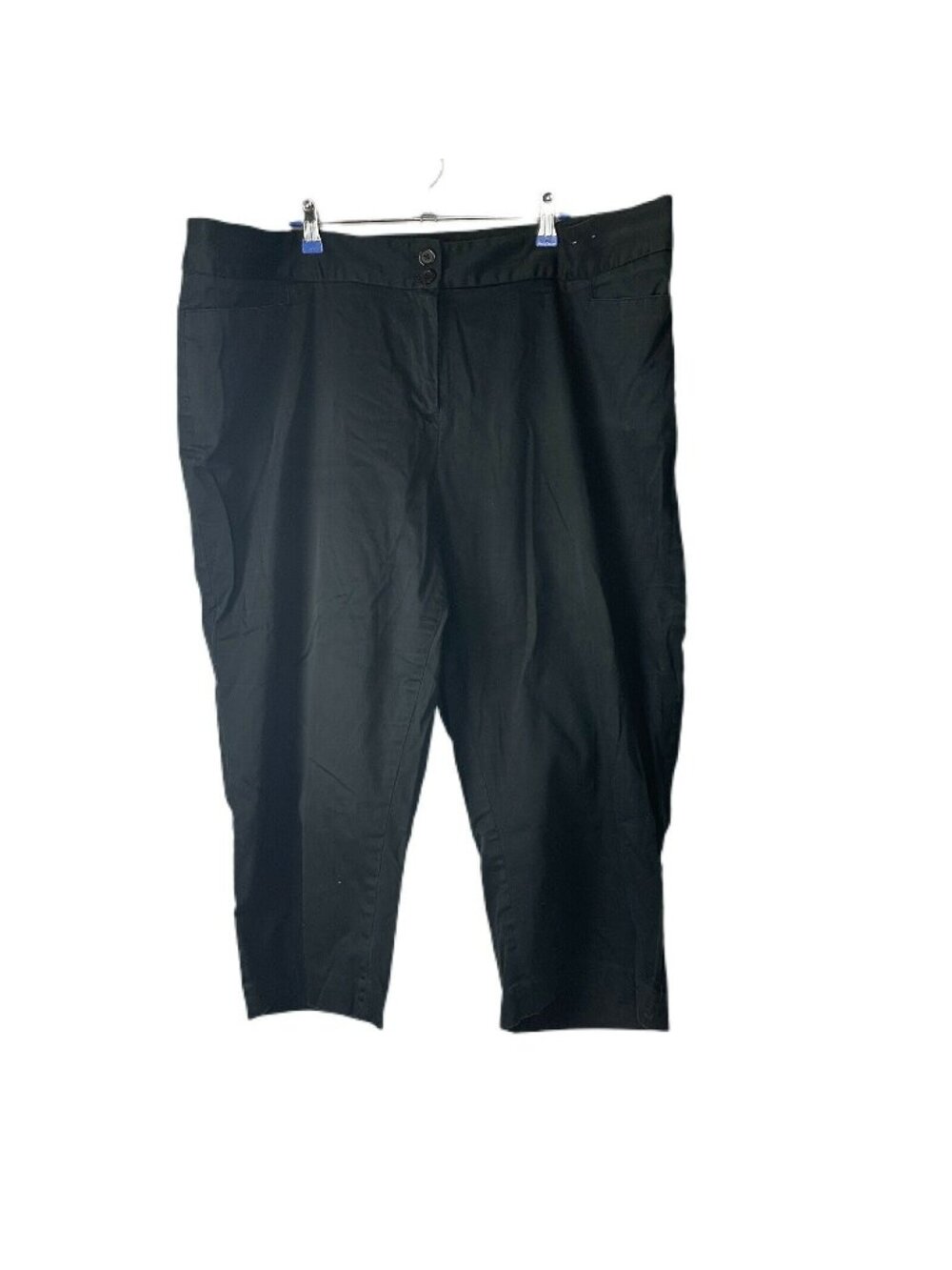 Lane Bryant Size 24 Black Crop Pants